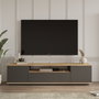 Hanah Home Soporte de TV Fr7-Aa Pino Atlántico y Antracita